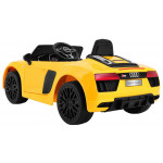 Elektrické autíčko Audi R8 Spyder RS Eva - nelakované - žlté